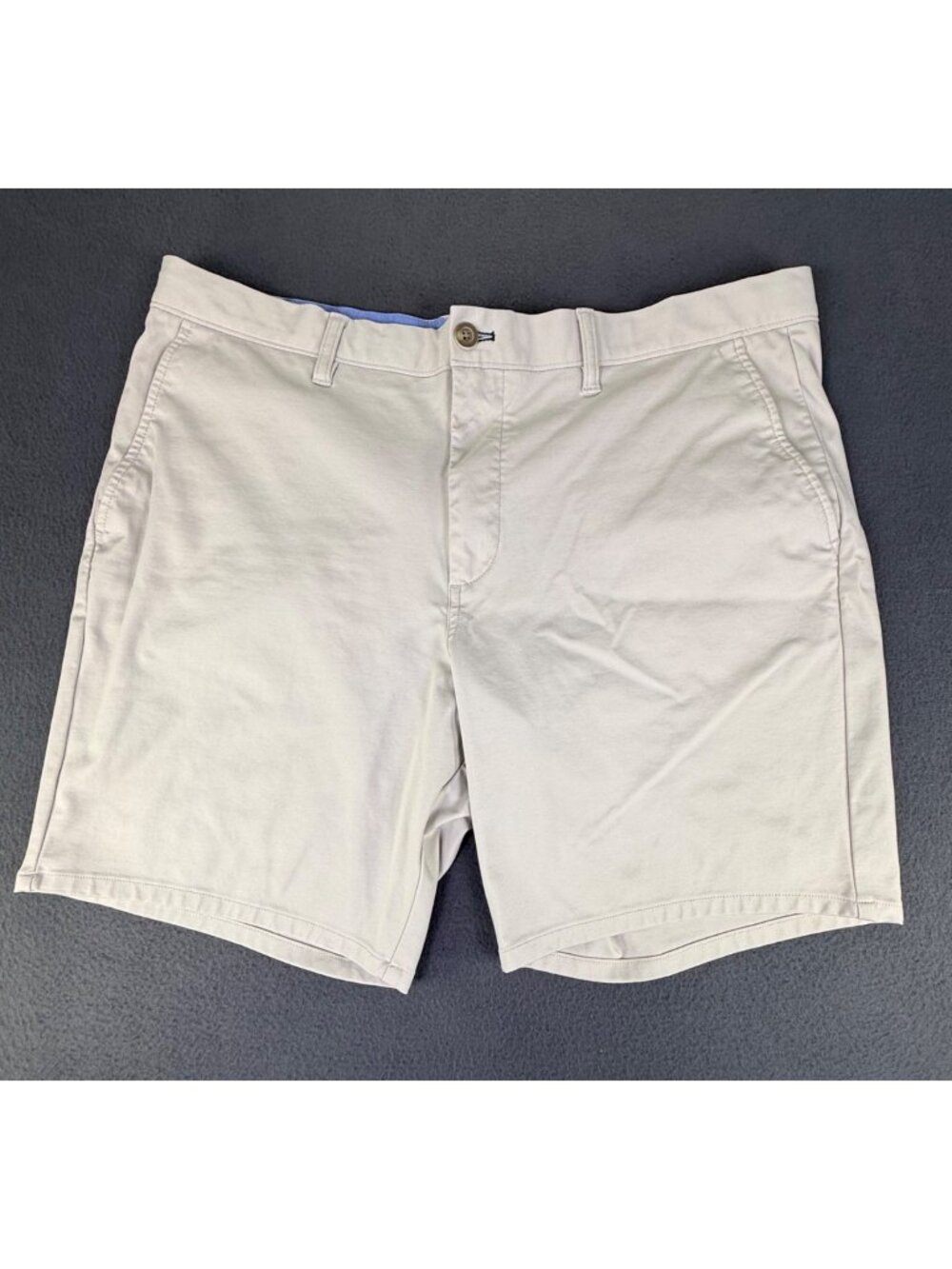 Johnnie-O Shorts Mens 38 Beige Jupiters Stretch Chino Golf Performance 8" Inseam